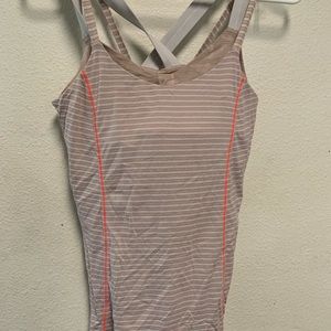 Lululemon stripped tank top